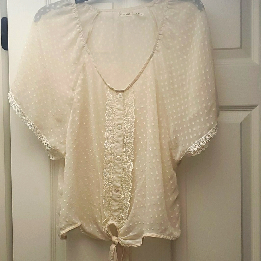 Cream Blouse